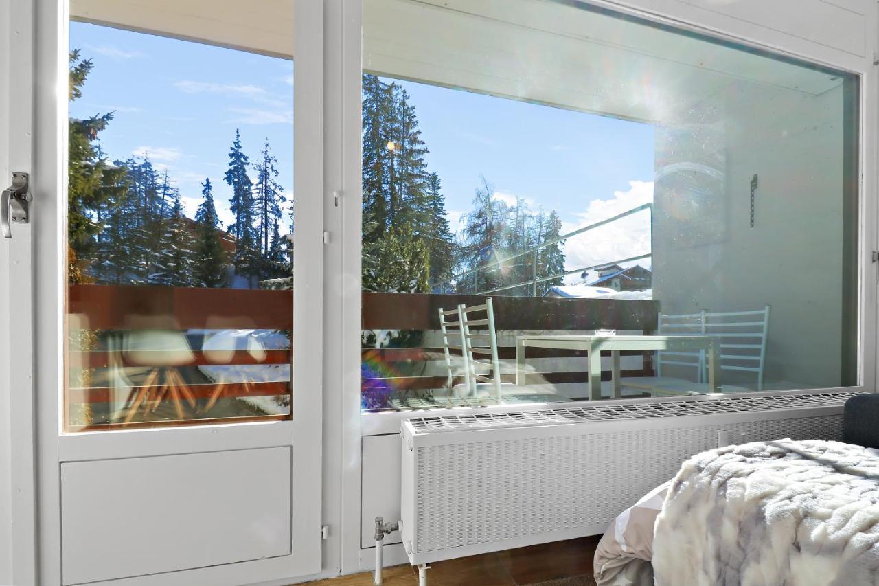 Appartement Cosy Et Renove Au Coeur De La Station Crans-Montana Exterior foto