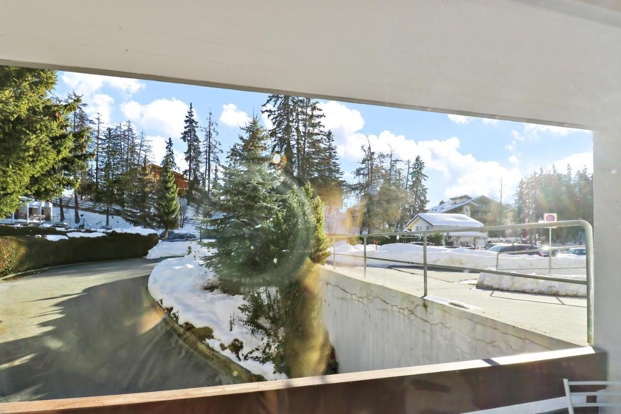 Appartement Cosy Et Renove Au Coeur De La Station Crans-Montana Exterior foto
